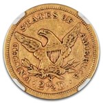 1873-S $2.50 Liberty Gold Quarter Eagle VF-30 NGC
