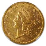 1873-S $20 Liberty Gold Double Eagle AU-58 NGC (Closed 3)
