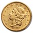 1873-S $20 Liberty Gold Double Eagle Open 3 AU-53 PCGS