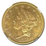 1873-S $20 Liberty Gold Double Eagle Open 3 MS-61 NGC