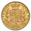 1873-S Australia Gold Sovereign Victoria Shield AU