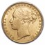1873-S Australia Gold Sovereign Young Victoria MS-61 PCGS