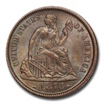 1873-S Liberty Seated Dime MS-65 PCGS CAC (Arrows)