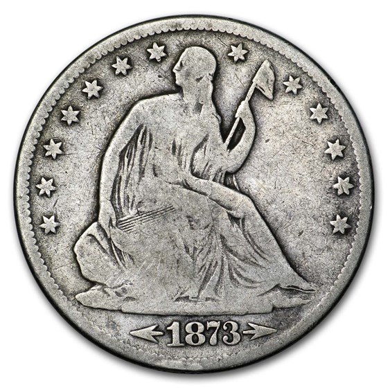 1873-S Liberty Seated Half Dollar VG 1873-S Liberty Seated Half Dollar VG