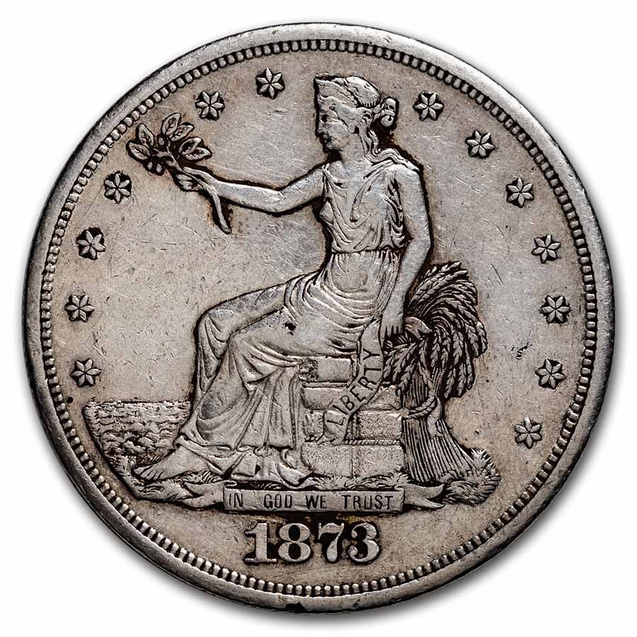 Buy 1873S Trade Dollar XF (Chop mark) APMEX