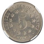 1873 Shield Nickel MS-64 NGC