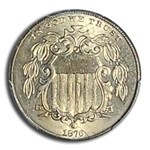 1873 Shield Nickel MS-65 PCGS CAC (Closed 3)