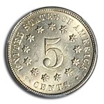 1873 Shield Nickel MS-65 PCGS CAC (Closed 3)