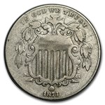 1873 Shield Nickel Open 3 VF