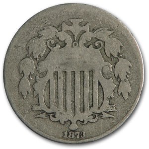 1873 Shield Nickel Open 3 VG 1873 Shield Nickel Open 3 VG