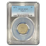 1873 Shield Nickel XF-45 PCGS (Open 3)