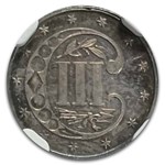 1873 Three Cent Silver PF-66 Cameo NGC (Closed 3)