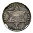 1873 Three Cent Silver PF-66 NGC (Closed 3)