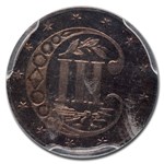 1873 Three Cent Silver PR-66+ Cameo PCGS CAC