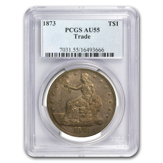 1873 Trade Dollar AU-55 PCGS 1873 Trade Dollar AU-55 PCGS