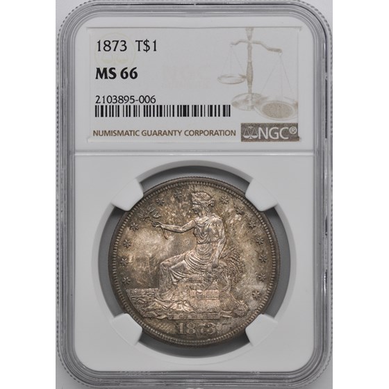 1873 Trade Dollar MS-66 NGC 1873 Trade Dollar MS-66 NGC
