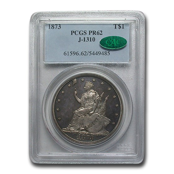 1873 Trade Dollar Pattern PR-62 PCGS CAC 1873 Trade Dollar Pattern PR-62 PCGS CAC