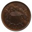1873 Two Cent Piece PF-66 NGC (Red/Brown, Closed 3)