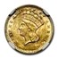 1874 $1 Indian Head Gold Dollar MS-61 NGC
