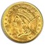 1874 $1 Indian Head Gold MS-63 PCGS