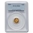 1874 $1 Indian Head Gold MS-63 PCGS