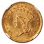 1874 $1 Indian Head Gold MS-64 NGC