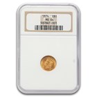 1874 $1 Indian Head Gold MS-64 NGC
