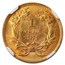 1874 $1 Indian Head Gold MS-64 NGC
