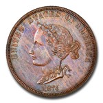 1874 $10 Dollar Bickford Pattern PF-66 BN NGC (J-1374)