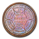 1874 $10 Dollar Bickford Pattern PF-66 BN NGC (J-1374)