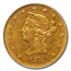1874 $10 Gold Liberty Eagle AU-53 PCGS