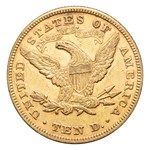 1874 $10 Liberty Gold Eagle AU