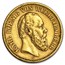1874-1876 Germany Gold 20 Marks Württemberg Karl Avg Circ