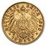 1874-1888 Germany Gold 10 Marks Württemberg Karl Avg Circ
