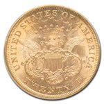 1874 $20 Liberty Gold Double Eagle MS-61 PCGS