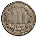 1874 3 Cent Nickel XF