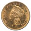 1874 $3 Gold Princess MS-61 PCGS