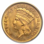 1874 $3 Gold Princess MS-64 PCGS