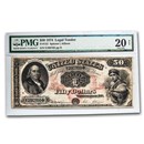1874 $50 Legal Tender Benjamin Franklin VF-20 PMG (Fr#152)