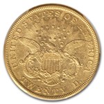 1874-CC $20 Liberty Gold Double Eagle AU-53 PCGS