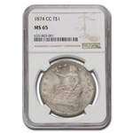 1874-CC Trade Dollar MS-65 NGC