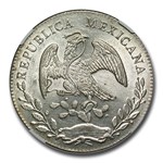 1874-Go Mexico Silver 8 Reales MS-63 NGC