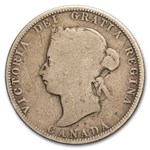 1874-H Canada 25 Cents Good