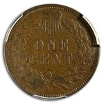 1874 Indian Head Cent AU-50 PCGS