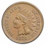 1874 Indian Head Cent AU