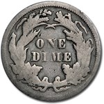 1874 Liberty Seated Dime Fine