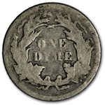 1874 Liberty Seated Dime VG