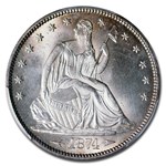 1874 Liberty Seated Half Dollar MS-65 PCGS (Arrows)