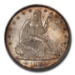 1874 Liberty Seated Half Dollar MS-66 PCGS (Arrows)