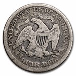 1874 Liberty Seated Quarter VG